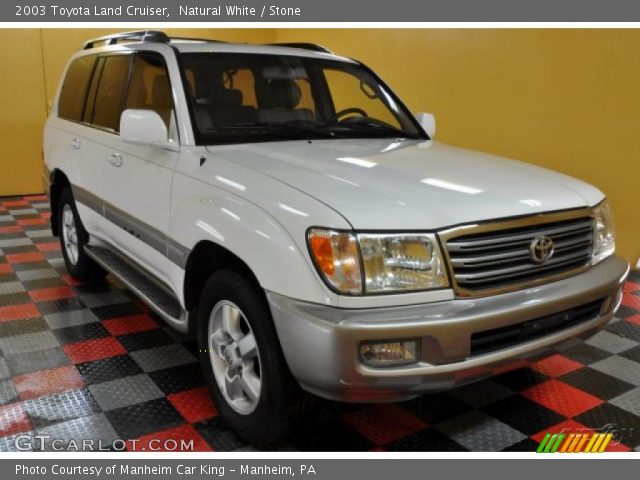 2003 Toyota Land Cruiser  in Natural White