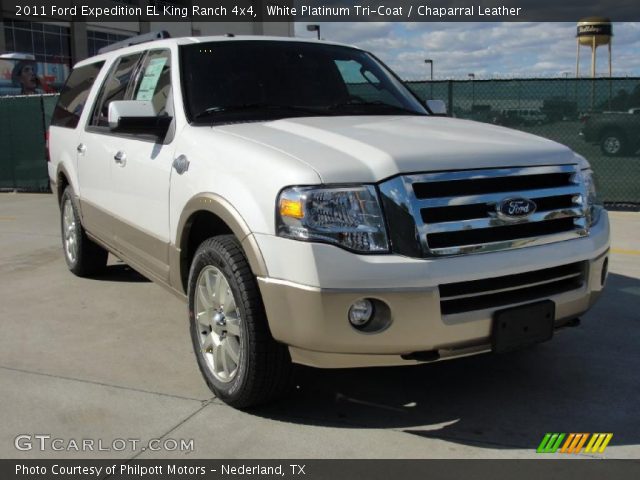 2011 Ford Expedition EL King Ranch 4x4 in White Platinum Tri-Coat