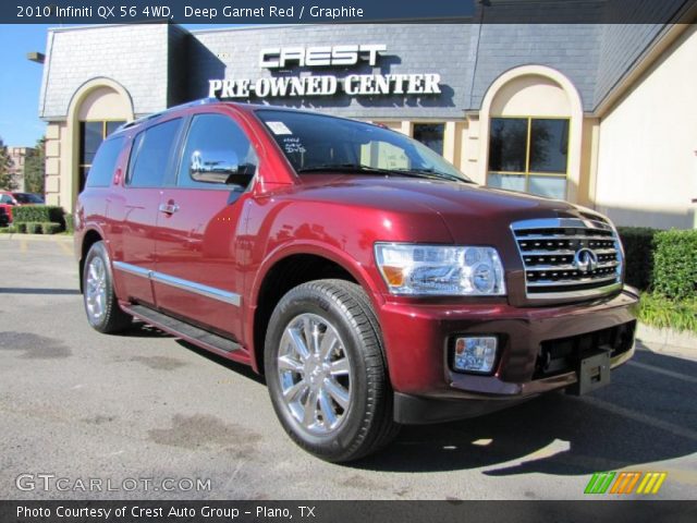 2010 Infiniti QX 56 4WD in Deep Garnet Red