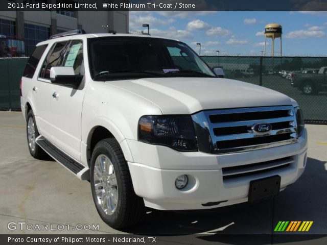 2011 Ford Expedition Limited in White Platinum Tri-Coat