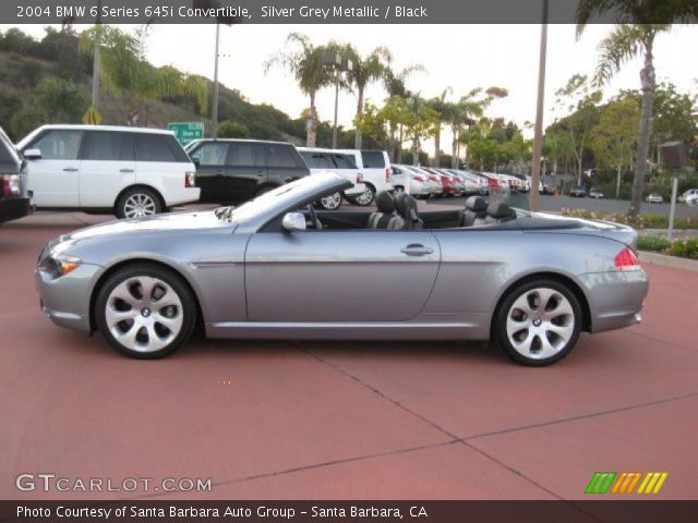 2004 BMW 6 Series 645i Convertible in Silver Grey Metallic