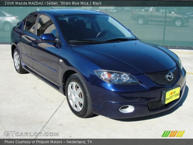 2006 Mazda MAZDA3 i Sedan in Strato Blue Mica