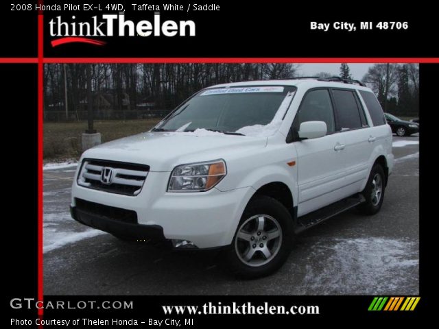 2008 Honda Pilot EX-L 4WD in Taffeta White