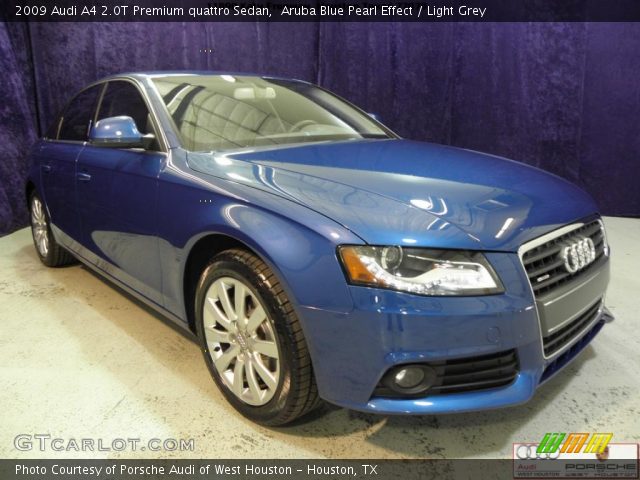2009 Audi A4 2.0T Premium quattro Sedan in Aruba Blue Pearl Effect