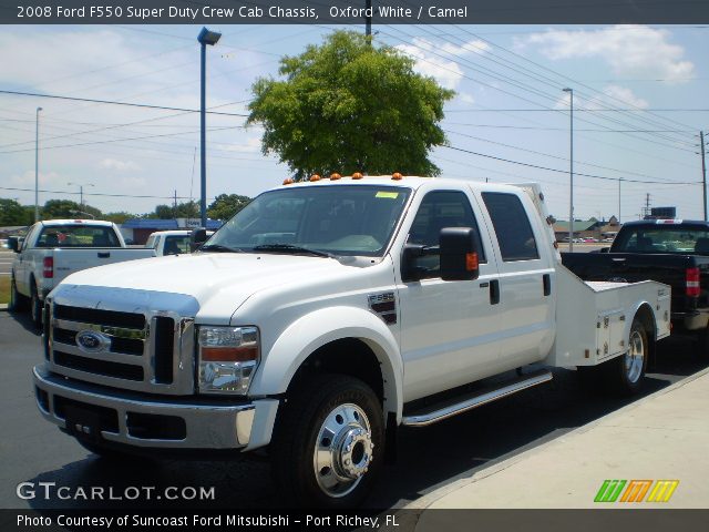 2008 Ford F550 Super Duty Crew Cab Chassis in Oxford White