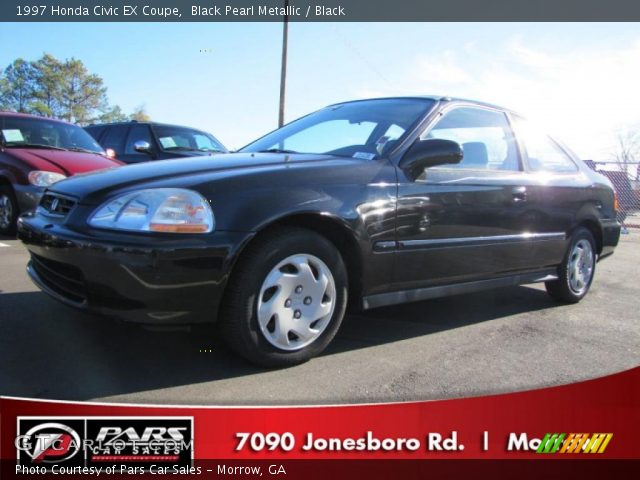 1997 Honda Civic EX Coupe in Black Pearl Metallic