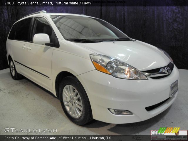 2008 Toyota Sienna Limited in Natural White