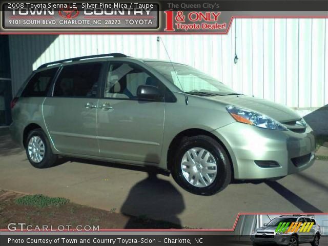 2008 Toyota Sienna LE in Silver Pine Mica
