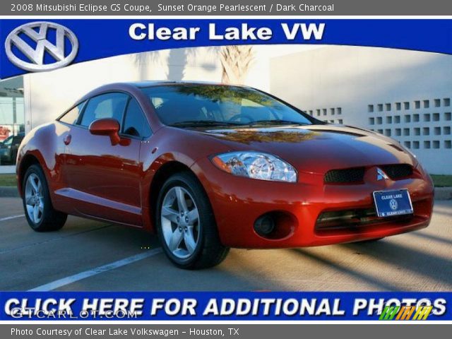 2008 Mitsubishi Eclipse GS Coupe in Sunset Orange Pearlescent