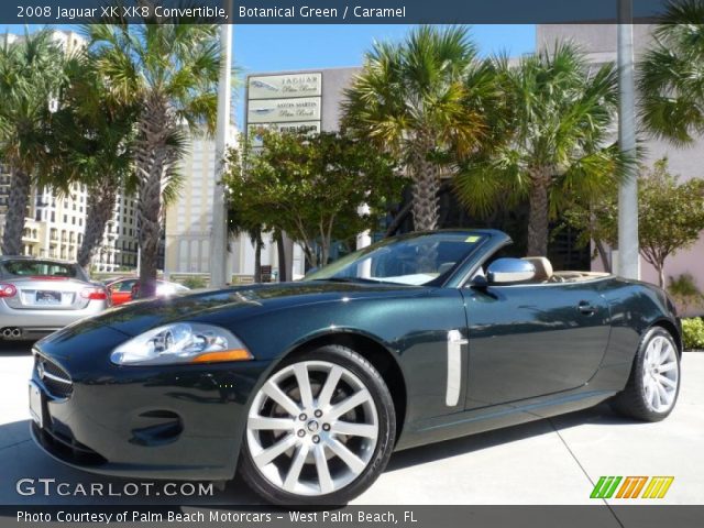 2008 Jaguar XK XK8 Convertible in Botanical Green