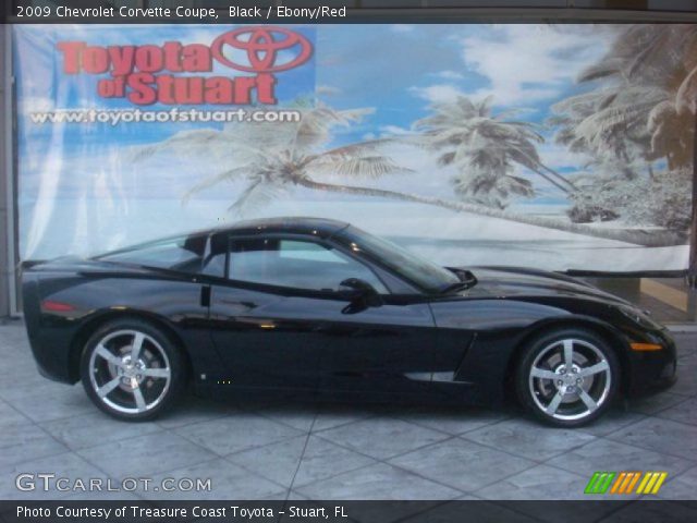 2009 Chevrolet Corvette Coupe in Black