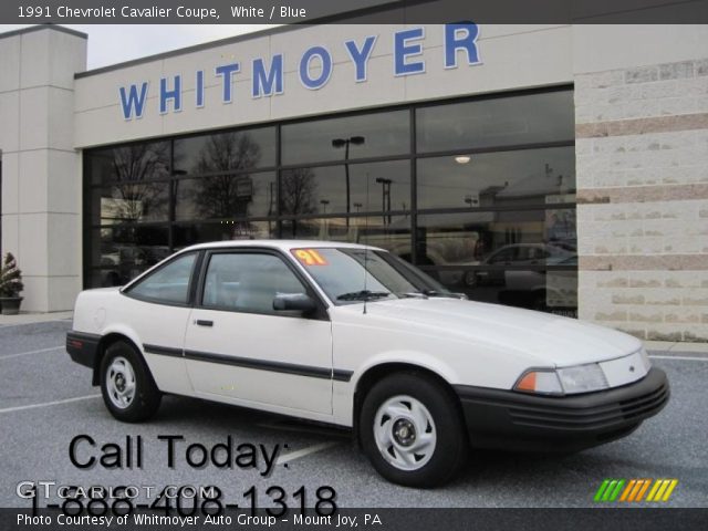 1991 Chevrolet Cavalier Coupe in White