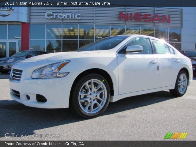 2011 Nissan Maxima 3.5 S in Winter Frost White