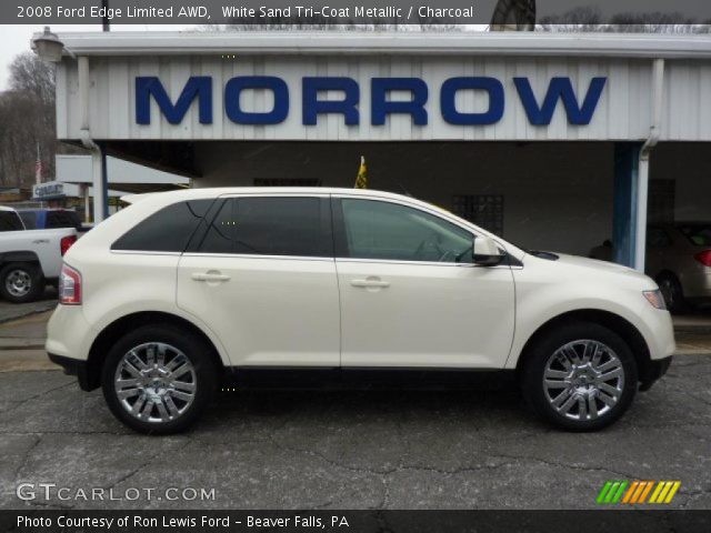 2008 Ford Edge Limited AWD in White Sand Tri-Coat Metallic