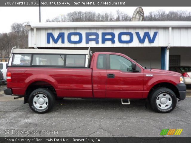 2007 Ford F150 XL Regular Cab 4x4 in Redfire Metallic