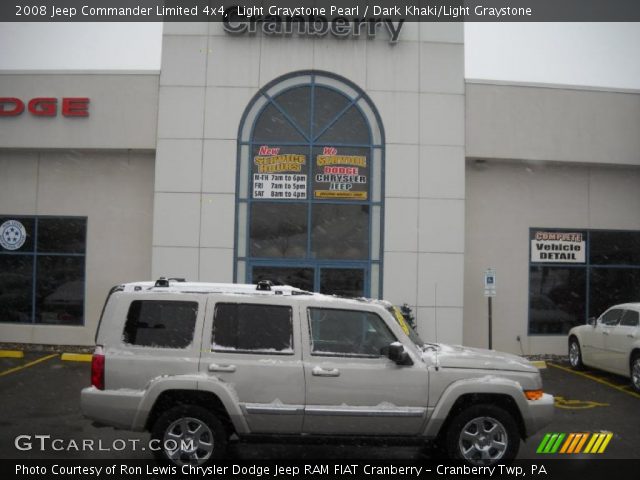 2008 Jeep Commander Limited 4x4 in Light Graystone Pearl