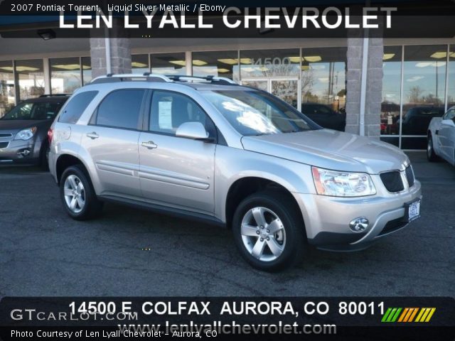2007 Pontiac Torrent  in Liquid Silver Metallic