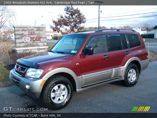 2003 Mitsubishi Montero XLS 4x4 in Cambridge Red Pearl