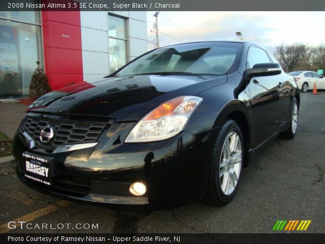 2008 Nissan Altima 3.5 SE Coupe in Super Black