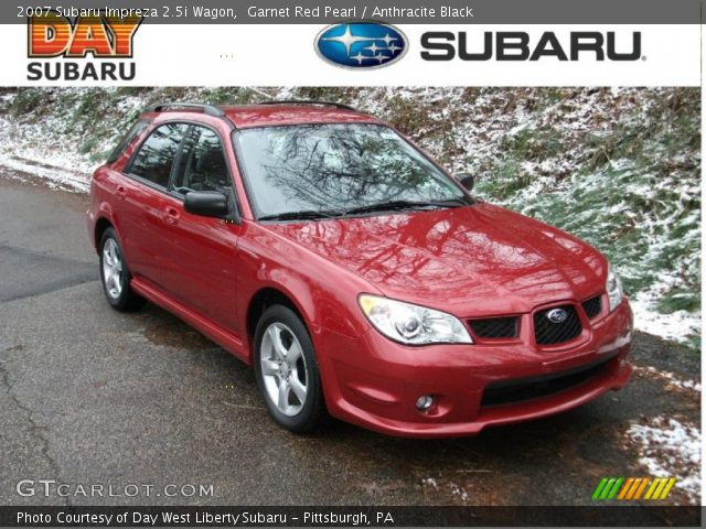 2007 Subaru Impreza 2.5i Wagon in Garnet Red Pearl