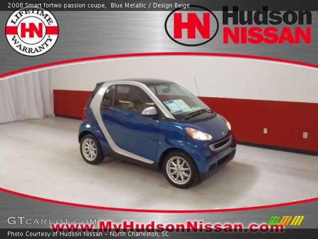 2008 Smart fortwo passion coupe in Blue Metallic