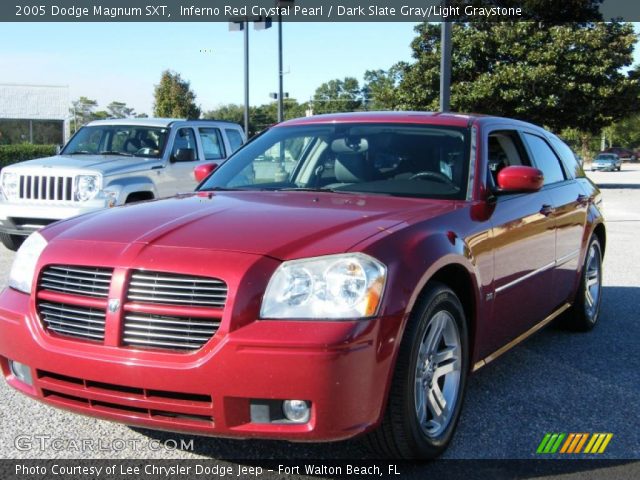 2005 Dodge Magnum SXT in Inferno Red Crystal Pearl