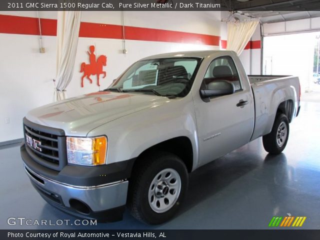 2011 GMC Sierra 1500 Regular Cab in Pure Silver Metallic