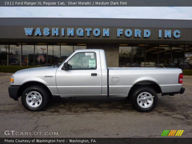 2011 Ford Ranger XL Regular Cab in Silver Metallic