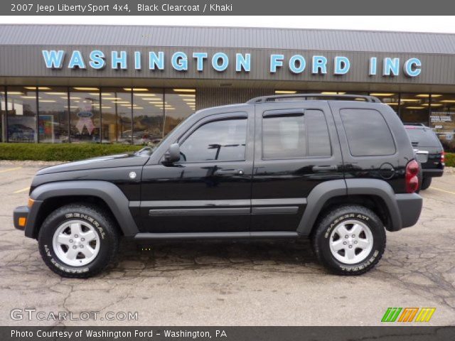 2007 Jeep Liberty Sport 4x4 in Black Clearcoat