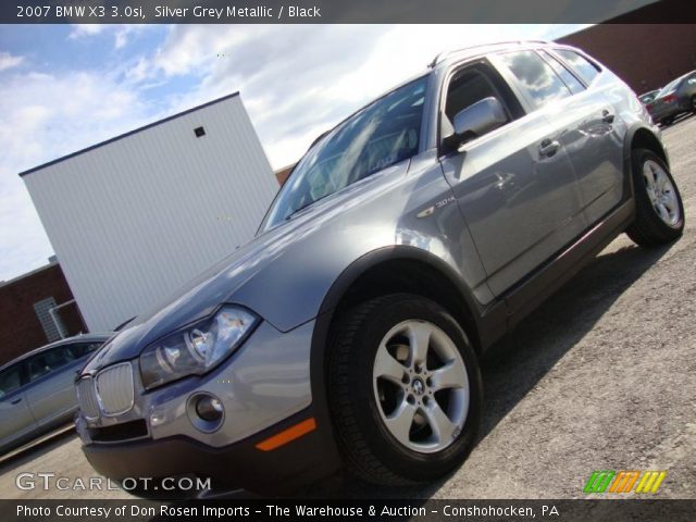 2007 BMW X3 3.0si in Silver Grey Metallic