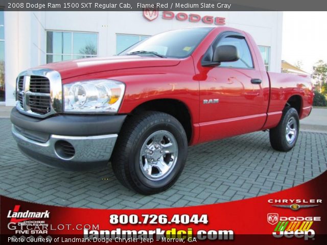2008 Dodge Ram 1500 SXT Regular Cab in Flame Red