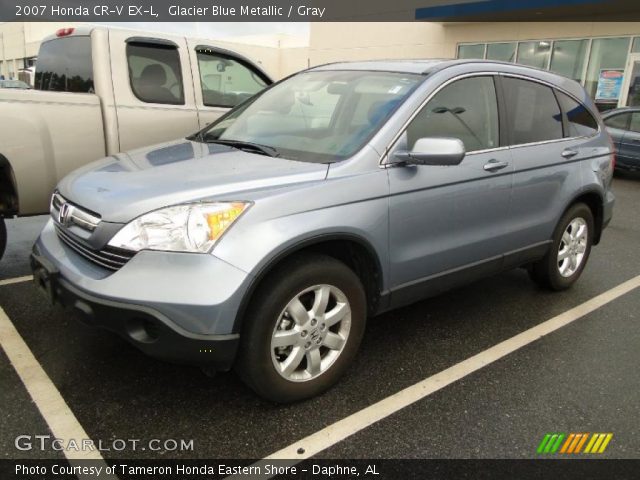 2007 Honda CR-V EX-L in Glacier Blue Metallic