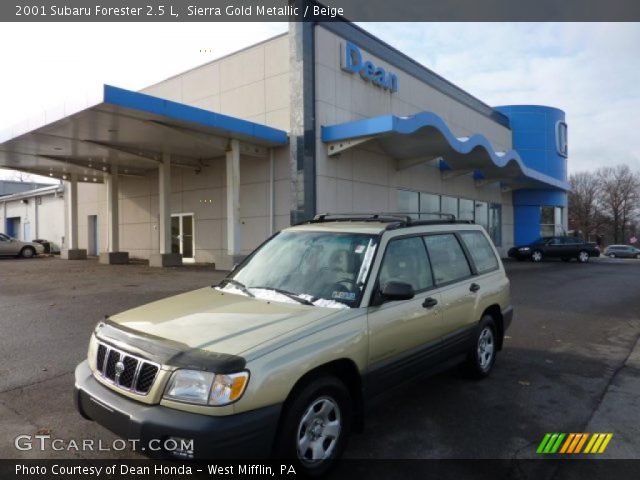 2001 Subaru Forester 2.5 L in Sierra Gold Metallic