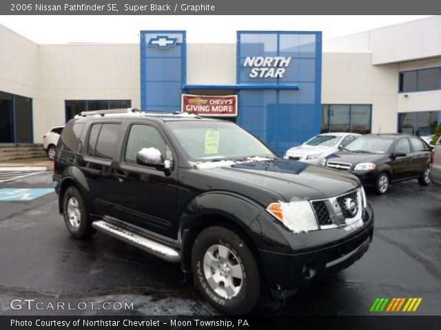 2006 Nissan Pathfinder SE in Super Black