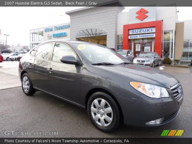 2007 Hyundai Elantra GLS Sedan in Black Pearl