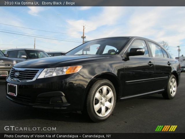 2010 Kia Optima LX in Ebony Black