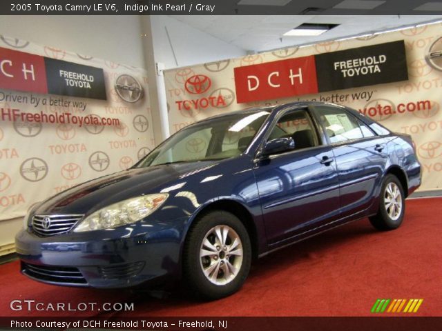 2005 Toyota Camry LE V6 in Indigo Ink Pearl