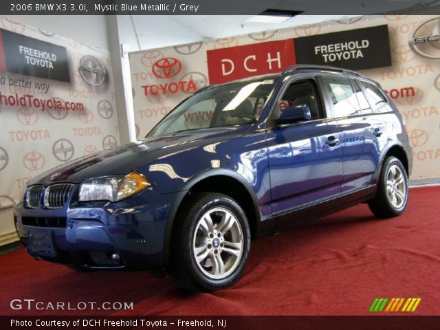 2006 BMW X3 3.0i in Mystic Blue Metallic