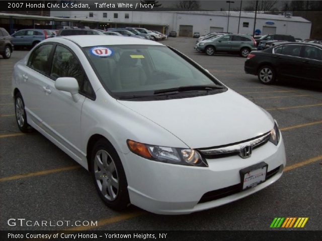 2007 Honda civic lx white #6