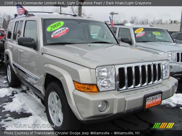 2008 Jeep Commander Limited 4x4 in Light Graystone Pearl