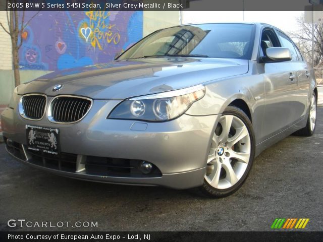 2005 BMW 5 Series 545i Sedan in Silver Grey Metallic