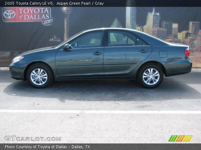 2005 Toyota Camry LE V6 in Aspen Green Pearl
