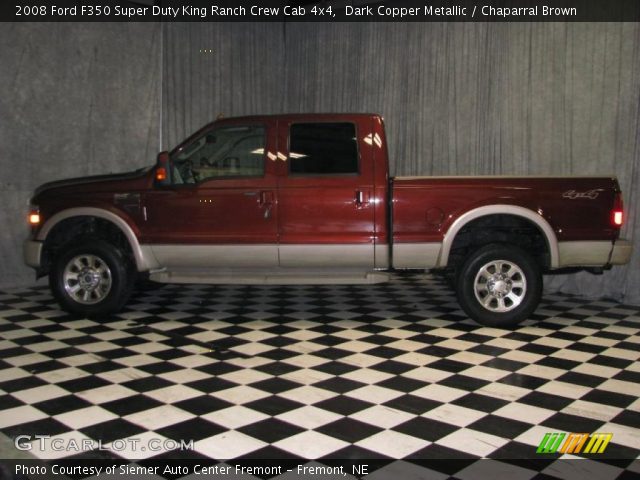 2008 Ford F350 Super Duty King Ranch Crew Cab 4x4 in Dark Copper Metallic