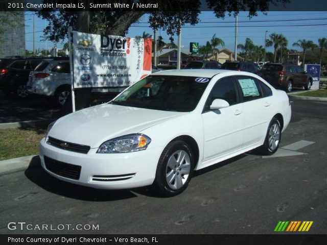 2011 Chevrolet Impala LS in Summit White