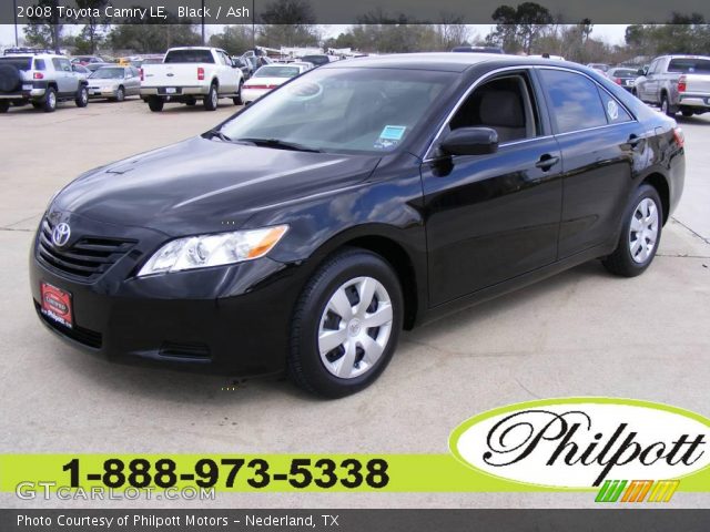 2008 Toyota Camry LE in Black