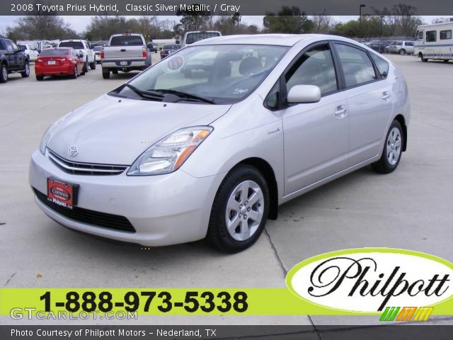 2008 Toyota Prius Hybrid in Classic Silver Metallic