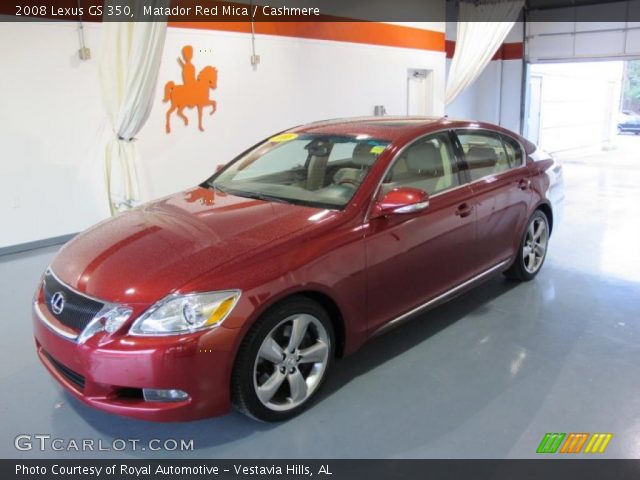 2008 Lexus GS 350 in Matador Red Mica