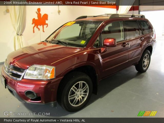 2006 Mitsubishi Endeavor Limited AWD in Ultra Red Pearl