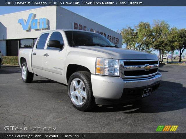 2008 Chevrolet Silverado 1500 LS Crew Cab in Silver Birch Metallic