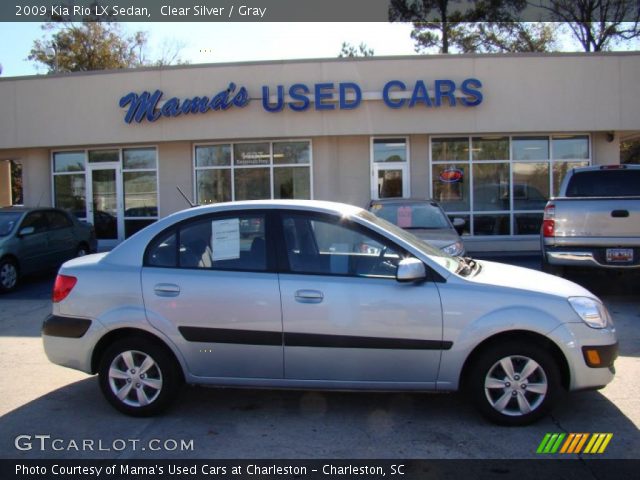 2009 Kia Rio LX Sedan in Clear Silver
